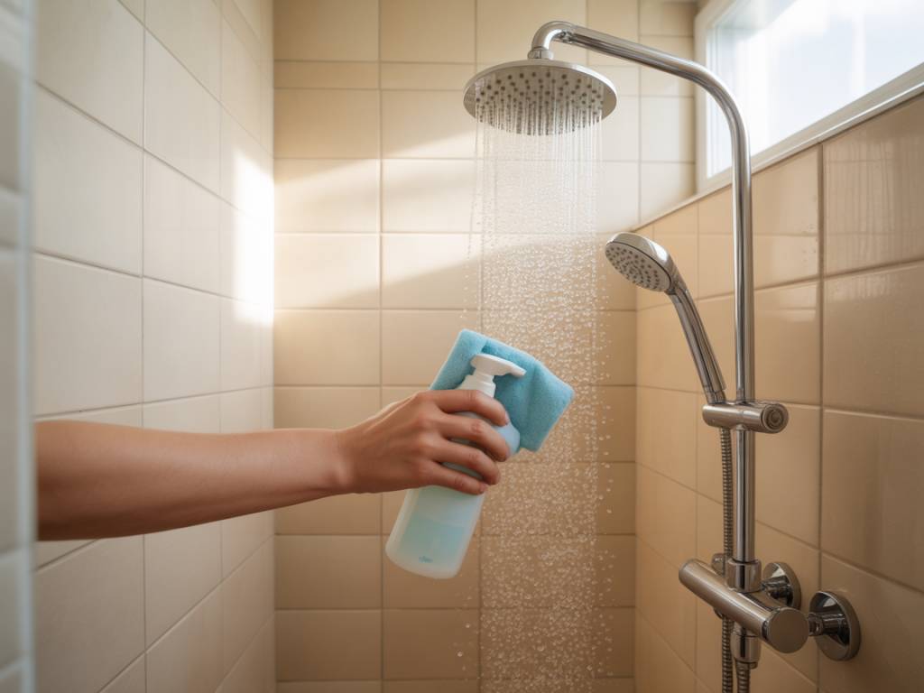 Comment nettoyer une cabine de douche très encrassée : méthode simple et produits maison