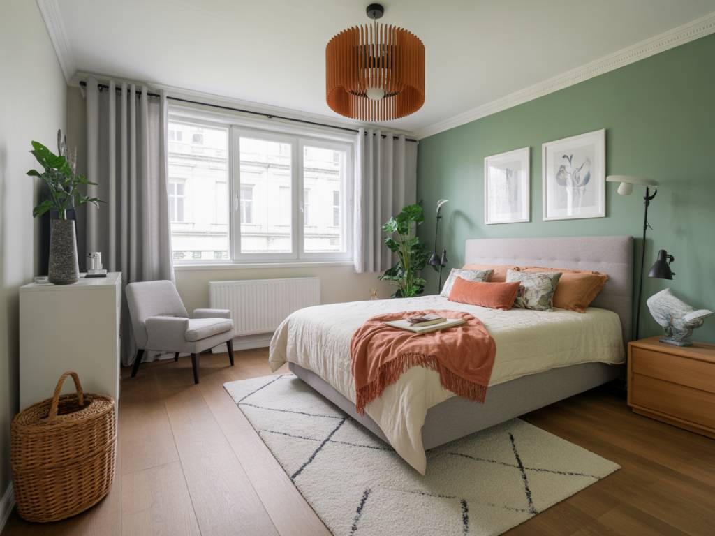 Inspiration déco avec un plafonnier chambre moderne : styles et astuces