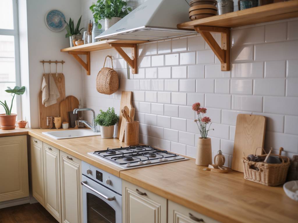 Carrelage mural cuisine : idées déco et conseils pour choisir un revêtement élégant et facile à entretenir