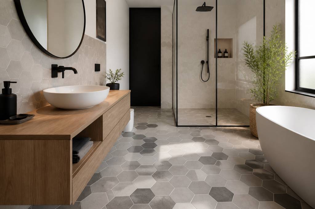 Carrelage hexagonal : comment l’utiliser pour structurer et moderniser vos espaces intérieurs